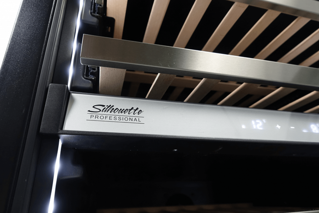 Silhouette® Professional™ Sonoma 24" 5.3 Cu. Ft. Stainless Steel Wine Cooler-3