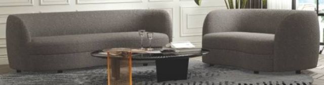 Furniture of America® Versoix Charcoal Gray Chair-2
