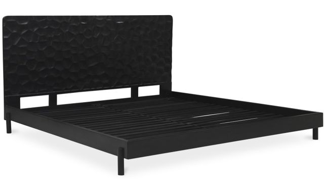 Moe's Home Collection Misaki Black Queen Panel Bed-0