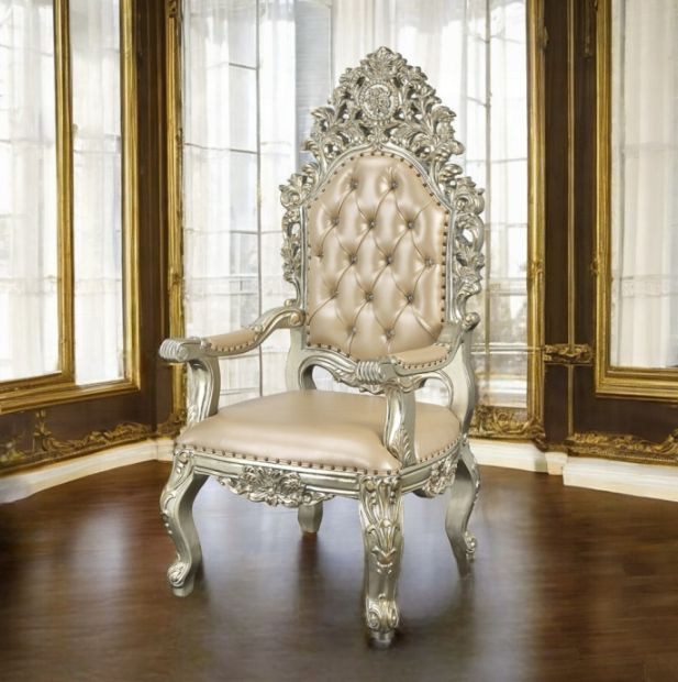 ACME Furniture Sorina 2-Piece Antique Gold Dining Chair Set-1