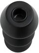 Moe's Home Collection Sequence Black Large Wooden Candle Holder-2