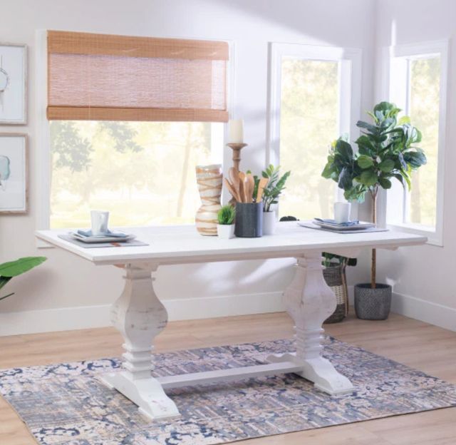 Powell® Banks White Dining Table-1