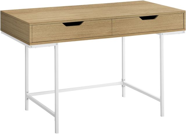 Monarch Specialties Inc. Beige/White Computer Desk-0
