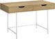 Monarch Specialties Inc. Beige/White Computer Desk-0