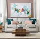 Crestview Collection Vibrant Rings Wall Art-1