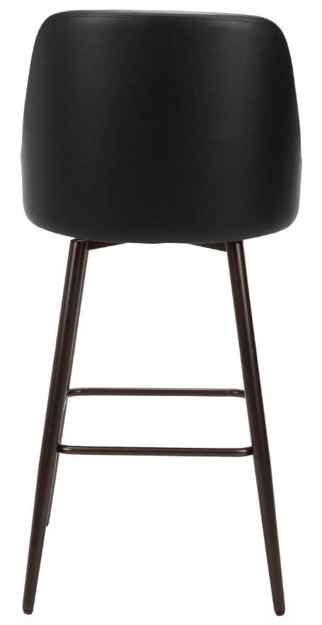 Zuo® Modern Keppel Black/Bronze Swivel Barstool-3