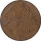 Powell® Franklin Rustic Umber Side Table with Black Base-4