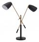 Zuo® Tanner Matte Black/Brass Table Lamp-1