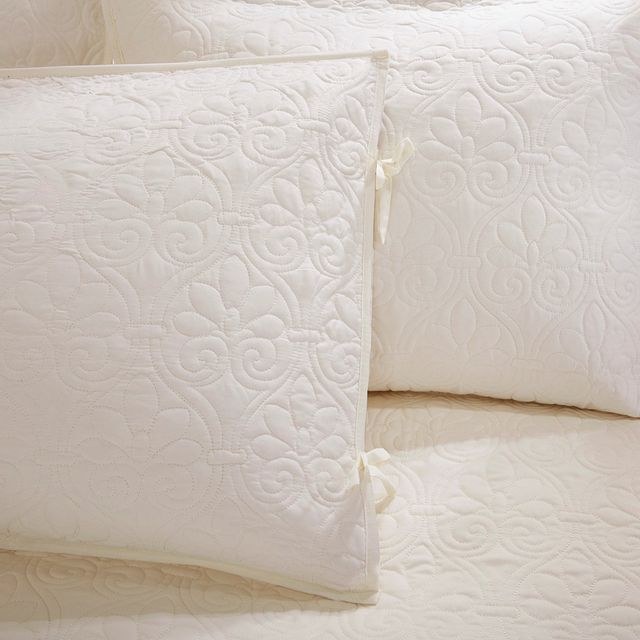 Olliix by Madison Park 6 Piece Cream Quebec Reversible Daybed Cover Set-3