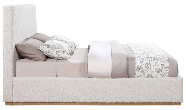 Meridian Furniture Monaco Cream Queen Bed-2