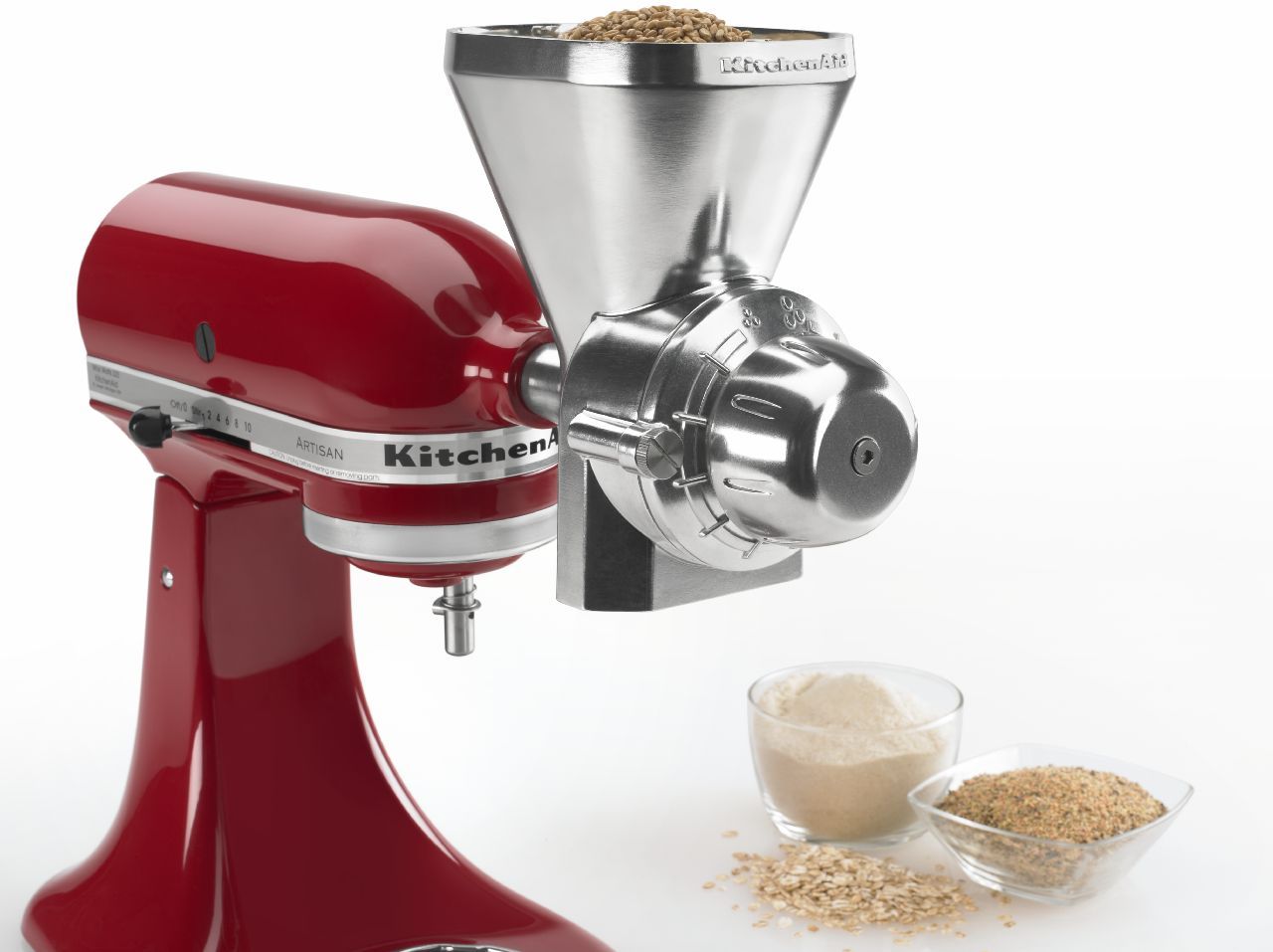 KitchenAid® All Metal Grain Mill Mixer Attachment | Jim's Appliances of  Inman