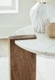 Signature Design by Ashley® Isanti White End Table with Brown Base-3