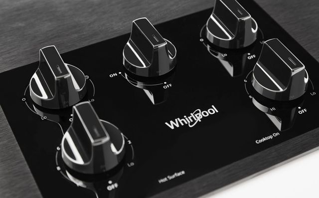 Whirlpool® 36" Black Electric Cooktop-2