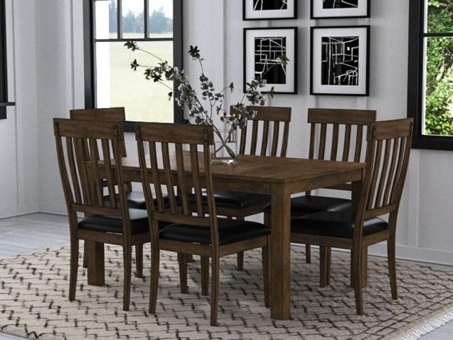 A-America® Mariposa Rustic Whiskey Dinette Table-1