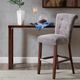Olliix by Madison Park Grey Colfax 30" Bar Stool-4