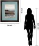 Classy Living Aerial Snow Hint of Blue 34"W Wall Art-2