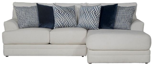 Jackson Furniture Polaris 2-Piece Off-White Right-Arm Facing Loveseat Sectional and Chaise-3