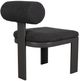 Uttermost® Uttermost® Bolster Charcoal Aluminum Indoor-Outdoor Dining Chair with Bolster Back Pillow-5
