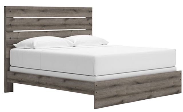 Graystorm King Panel Bed - Brown Gray Graystorm King Panel Bed - Brown Gray