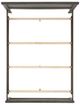 Elements International Sami Gray Upholstered Full Panel Bed-4
