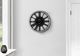 Monarch Specialties Inc. Black/Silver 16" Wall Clock-2