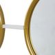 A & B Home Gold/White Frame Mirror-4