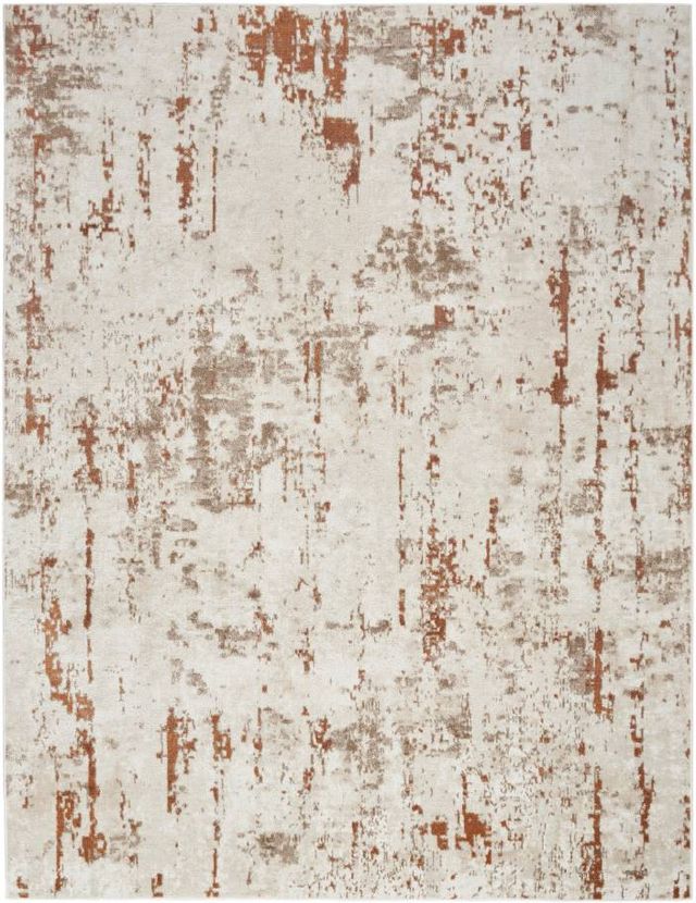 Nourison Home™ Quarry Ivory Rust 5'x7' Area Rug -0