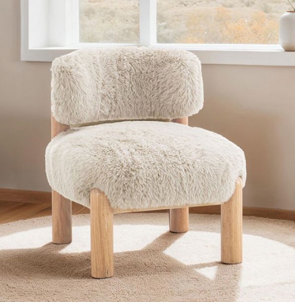 Furniture of America® Alcoba Taupe Accent Chair-1