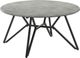 Coaster® Hadi Cement Coffee Table with Gunmetal Hairpin Leg-0