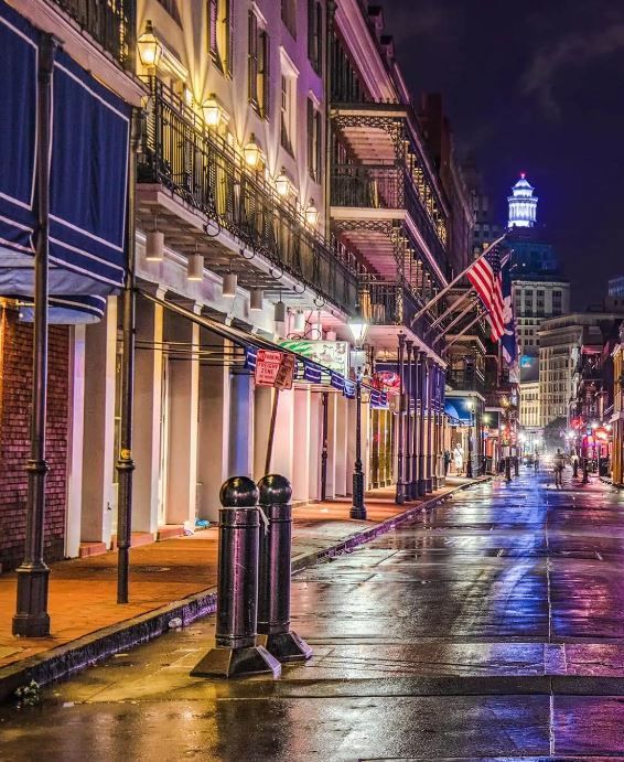 Classy Art Bourbon Street New Orleans Wall Art-1