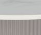 CabanaCoast® Customizable Roman SOL Sintered™ Stone 24'' Outdoor Round Side Table -1