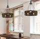 Cal® Lighting & Accessories Bradford Smoky Wood Chandelier-1