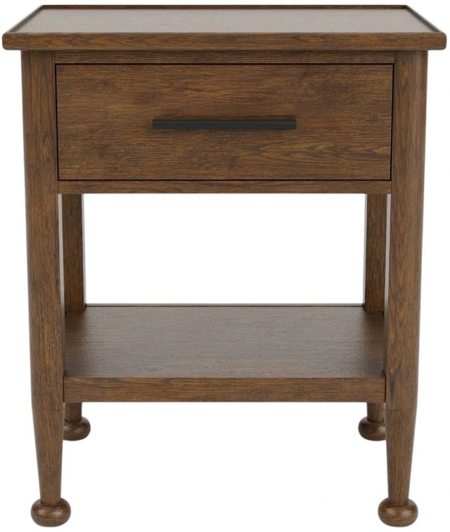 Riverside Furniture Calhoun Brown 1-Drawer Nightstand-2
