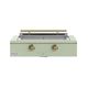 Caliber™ Rockwell Social 42" 2-Burner Sage Built-In Natural Gas Grill with Gold Hardware-0