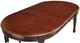 A-America® British Isles Antique Oak Extending Dining Table with Black Base-0