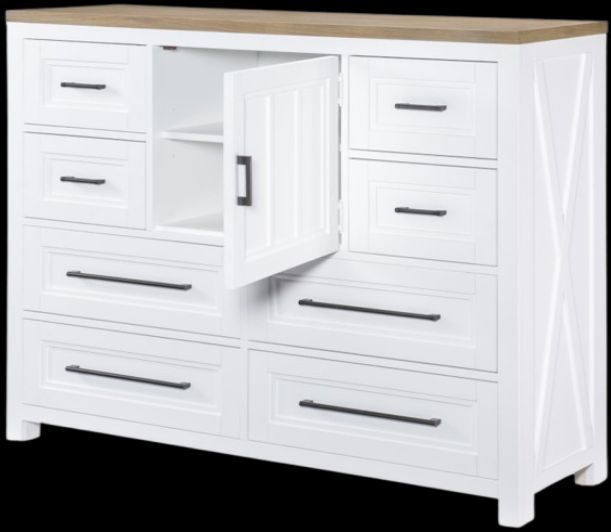 Legacy Classic Franklin Natural White Bureau Chest-2