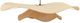 Dovetail Furniture Ela White Natural Large Pendant Light-1