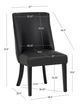 Powell® Auden 2-Piece Black Dining Side Chair Set-2