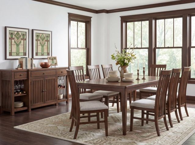 Legacy Classic Langley Fawn Slat Back Dining Side Chair-1