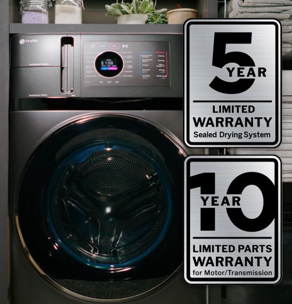 GE Profile™ 4.6 Cu. Ft. White Washer Dryer Combo-3