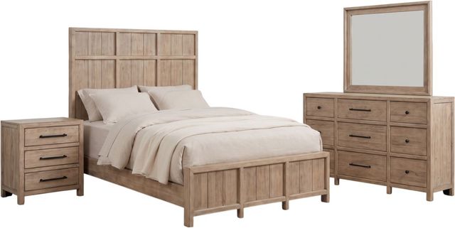 Liberty Furniture Proximity Place 4-Piece Barley Buff Queen Panel Bedroom Set-0