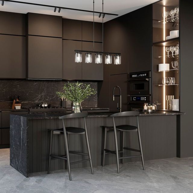ZLINE Autograph Edition Matte Black Incline Pull Down Single Handle Kitchen Faucet-3