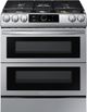 Samsung 30" Fingerprint Resistant Stainless Steel Front Control Slide-In Gas Range-0