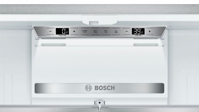 Bosch® 800 Series 20.7 Cu. Ft. Counter Depth 3 Door Refrigerator-Black Stainless Steel-4