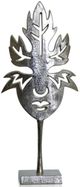 Stylecraft Nickel Plated Table Top Mask Home Decor-0