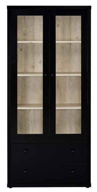 Coaster® Hawthorne Black 2-Door Accent Cabinet-1