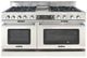 Capital Cooking™ Grand Chef 60" Stainless Steel Open Burner Pro Style Dual Fuel Range with Griddle-0