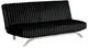 Furniture of America® Villeneuve Black Futon Sofa Bed-0