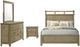 Coaster® Hazlewood 82" 4-Piece Vineyard Oak Eastern King Panel Bedroom Set-0