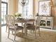 American Drew® Southbury Wirebrushed Oak Round Dining Table with Parchment Base-1